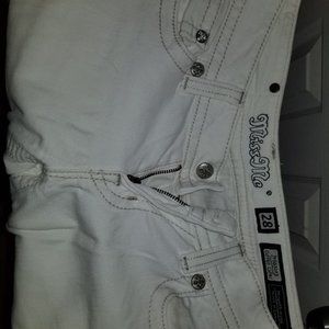 Miss Me White Capris Size 28